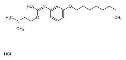 dimethyl-[2-[(3-octoxyphenyl)carbamoyloxy]ethyl]azanium,chloride_68097-66-5
