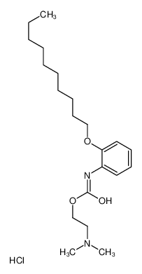 2-[(2-decoxyphenyl)carbamoyloxy]ethyl-dimethylazanium,chloride_68097-71-2