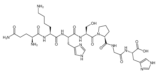 L-Histidine, L-glutaminyl-L-lysyl-L-histidyl-L-seryl-L-prolylglycyl-_680983-65-7
