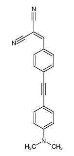 2-(4-{2-[4-(dimethylamino)phenyl]ethynyl}benzylidene)malononitrile_681001-82-1