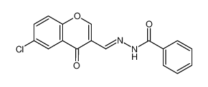 6-chloro-4-oxo-4H-chromene-3-carbaldehyde benzoylhydrazone_68101-17-7