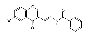 N′-((6-bromo-4-oxo-4H-chromen-3-yl)methylene)benzohydrazide_68101-18-8