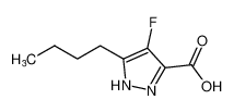 1H-Pyrazole-3-carboxylic acid, 5-butyl-4-fluoro-_681034-65-1