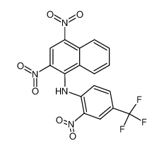 1-(2-nitro-4-trifluoromethyl-phenylamino)-2,4-dinitronaphthalene_68105-33-9