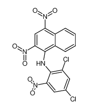 1-(2-nitro-4,6-dichlorophenylamino)-2,4-dinitronaphthalene_68105-40-8
