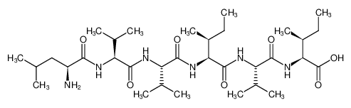 L-Isoleucine, L-leucyl-L-valyl-L-valyl-L-isoleucyl-L-valyl-_681125-11-1