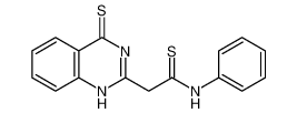2-Quinazolineethanethioamide, 1,4-dihydro-N-phenyl-4-thioxo-_681125-60-0