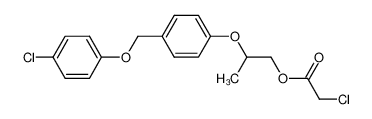 Chloro-acetic acid 2-[4-(4-chloro-phenoxymethyl)-phenoxy]-propyl ester_68113-32-6