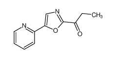 1-Propanone, 1-[5-(2-pyridinyl)-2-oxazolyl]-_681135-71-7