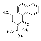 Naphthalene-1-carboxylic acid tert-butyl-propyl-amide_68114-14-7