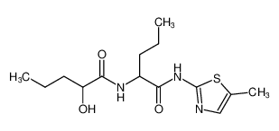 2-hydroxy-N-(1-((5-methylthiazol-2-yl)amino)-1-oxopentan-2-yl)pentanamide_681141-48-0