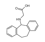 (10,11-Dihydro-5H-dibenzo[a,d]cyclohepten-5-ylamino)-acetic acid_68115-40-2
