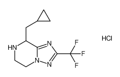 8-(cyclopropylmethyl)-2-(trifluoromethyl)-5,6,7,8-tetrahydro-[1,2,4]triazolo[1,5-a]pyrazine hydrochloride_681249-72-9