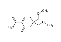 Cyclohexene, 4,4-bis(methoxymethyl)-6-methylene-1-(1-methylethenyl)-_681272-72-0