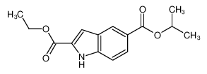 1H-Indole-2,5-dicarboxylic acid 2-ethyl ester 5-isopropyl ester_681288-68-6