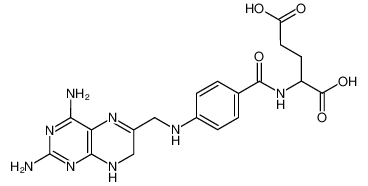 N-{4-[(2,4-diamino-7,8-dihydro-pteridin-6-ylmethyl)-amino]-benzoyl}-glutamic acid_6814-97-7