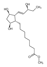 methyl 8-((1S,2R,3R,5S)-3,5-dihydroxy-2-((S,E)-3-hydroxypent-1-en-1-yl)cyclopentyl)octanoate_681449-50-3