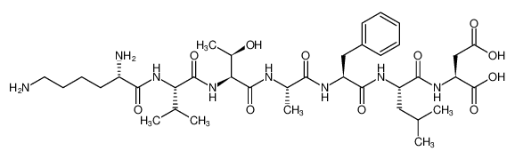 L-Aspartic acid, L-lysyl-L-valyl-L-threonyl-L-alanyl-L-phenylalanyl-L-leucyl-_681451-69-4