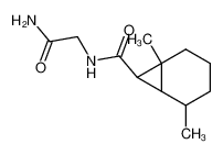 N-(2-amino-2-oxoethyl)-1,5-dimethylbicyclo[4.1.0]heptane-7-carboxamide_681453-33-8