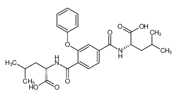 L-Leucine, N,N'-[(2-phenoxy-1,4-phenylene)dicarbonyl]bis-_681465-76-9