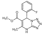 methyl 7-(2-fluorophenyl)-5-methyl-4,7-dihydrotetrazolo[1,5-a]pyrimidine-6-carboxylate_681470-85-9