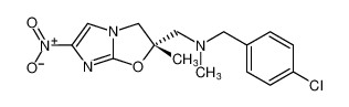 (S)-N-(4-chlorobenzyl)-N-methyl-1-(2-methyl-6-nitro-2,3-dihydroimidazo[2,1-b]oxazol-2-yl)methanamine_681492-70-6