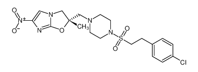 (S)-2-((4-((4-chlorophenethyl)sulfonyl)piperazin-1-yl)methyl)-2-methyl-6-nitro-2,3-dihydroimidazo[2,1-b]oxazole CAS:681494-83-7 manufacturer & supplier