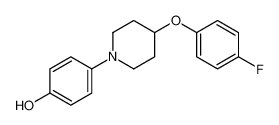 4-[4-(4-fluorophenoxy)piperidin-1-yl]phenol_681509-02-4