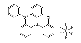 {2-[(2-Chlorophenyl)sulfanyl]phenyl}(diphenyl)sulfonium hexafluor ophosphate_68156-11-6