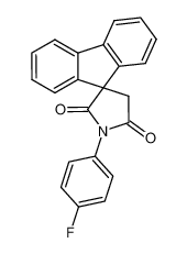 1'-(4-fluorophenyl)spiro[fluorene-9,3'-pyrrolidine]-2',5'-dione_68161-12-6