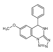 7-methoxy-5-phenyl-4,5-dihydro-tetrazolo[1,5-a]quinazoline_68163-36-0