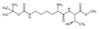 L-Threonine, N-[N6-[(1,1-dimethylethoxy)carbonyl]-L-lysyl]-, methyl ester_68167-19-1