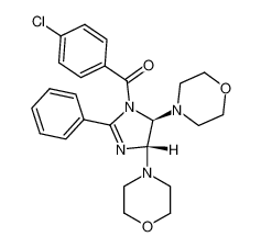 1-(4-chloro-benzoyl)-4,5-di-morpholin-4-yl-2-phenyl-4,5-dihydro-1H-imidazole_68167-46-4