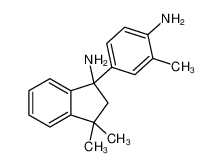 1-(4-amino-3-methylphenyl)-3,3-dimethyl-2H-inden-1-amine_68170-20-7