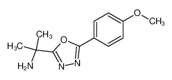 1-[5-(4-methoxy-phenyl)-[1,3,4]oxadiazol-2-yl]-1-methyl-ethylamine_68176-06-7