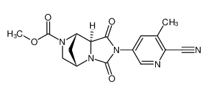 methyl (5S,8S,8aS)-2-(6-cyano-5-methylpyridin-3-yl)-1,3-dioxohexahydro-5,8-methanoimidazo[1,5-a]pyrazine-7(1H)-carboxylate_681805-71-0