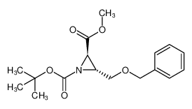 rel-1-(tert-butyl) 2-methyl (2R,3R)-3-((benzyloxy)methyl)aziridine-1,2-dicarboxylate_681809-61-0