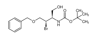 rel-tert-butyl ((2R,3R)-4-(benzyloxy)-3-bromo-1-hydroxybutan-2-yl)carbamate_681809-64-3