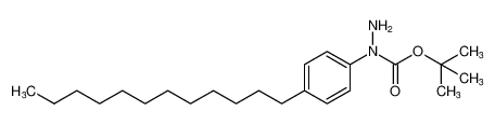 Hydrazinecarboxylic acid, 1-(4-dodecylphenyl)-, 1,1-dimethylethyl ester_681815-34-9