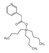 tributylstannyl 2-(pyridin-3-yl)acetate_68182-76-3