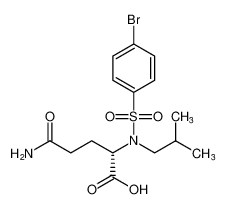 L-Glutamine, N2-[(4-bromophenyl)sulfonyl]-N-(2-methylpropyl)- CAS:681842-05-7 manufacturer & supplier