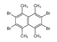 1,4,5,8-tetramethyl-2,3,6,7-tetrabromonaphthalene_68185-77-3