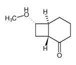 (+-)-7ξ-Methoxy-(1rH,6tH)-bicyclo(4.2.0)octan-2-on_6819-59-6
