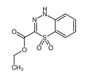 ethyl 4,4-dioxo-1H-4λ(sup)6(/sup),1,2-benzothiadiazine-3-carboxylate_68192-38-1