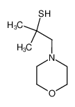 2-methyl-1-morpholino-propane-2-thiol_68219-42-1