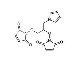 1,1'-((3-(1H-imidazol-1-yl)propane-1,2-diyl)bis(oxy))bis(1H-pyrrole-2,5-dione)_682337-00-4