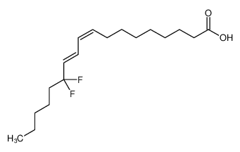 9,11-Octadecadienoic acid, 13,13-difluoro-, (9Z,11E)-_682340-70-1