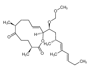 (E)-(3S,7S,12S)-12-((4E,6E)-(1S,3R)-1-Methoxymethoxy-3,5-dimethyl-nona-4,6-dienyl)-3,7-dimethyl-oxacyclododec-10-ene-2,6-dione_682342-59-2