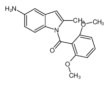 5-amino-1-(2',6'-dimethoxybenzoyl)-2-methylindole_682358-07-2