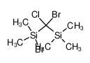Bromo-(bromo-dimethyl-silanyl)-chloro-trimethylsilanyl-methane_68237-18-3